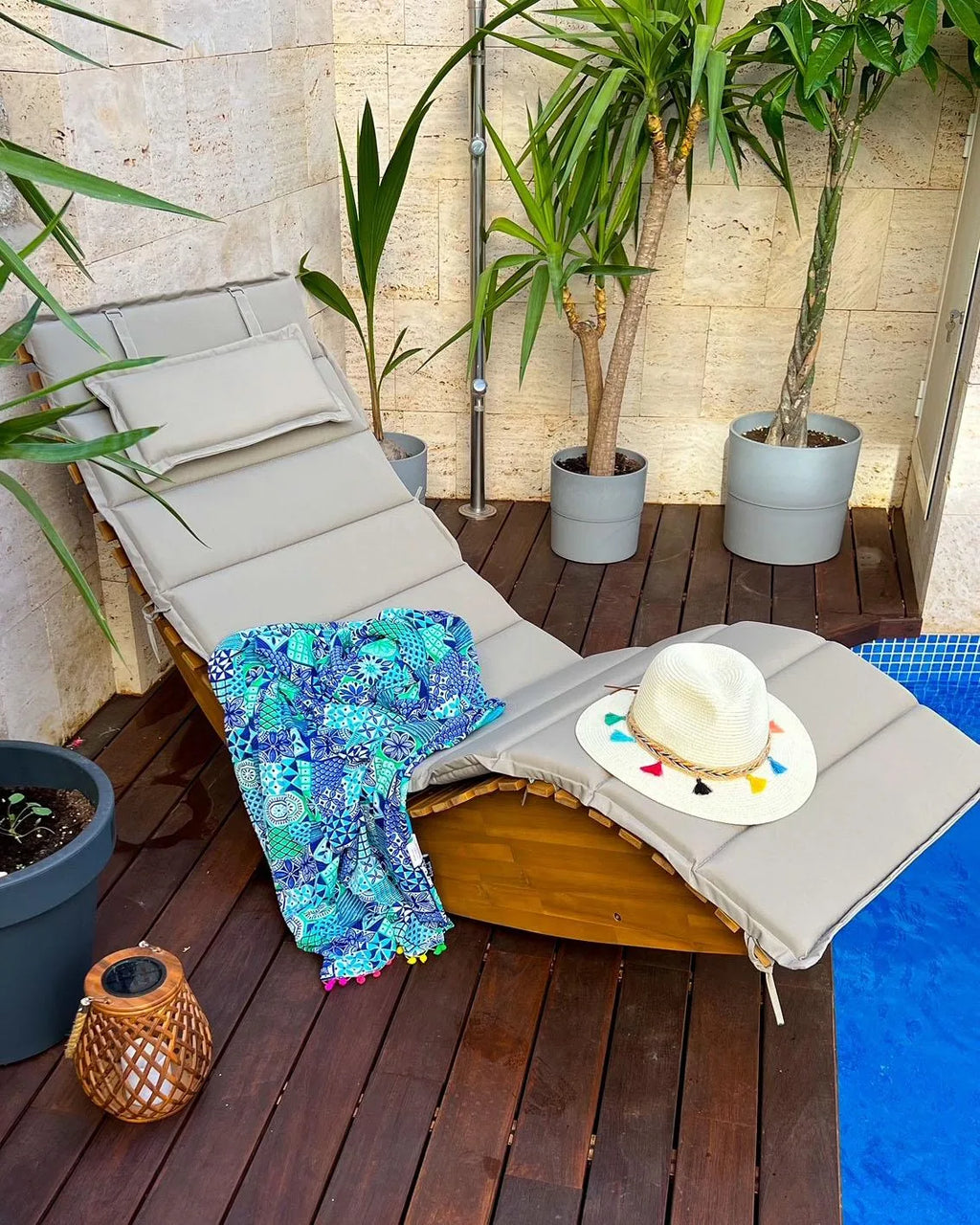 Coussin de transat Tourterelle