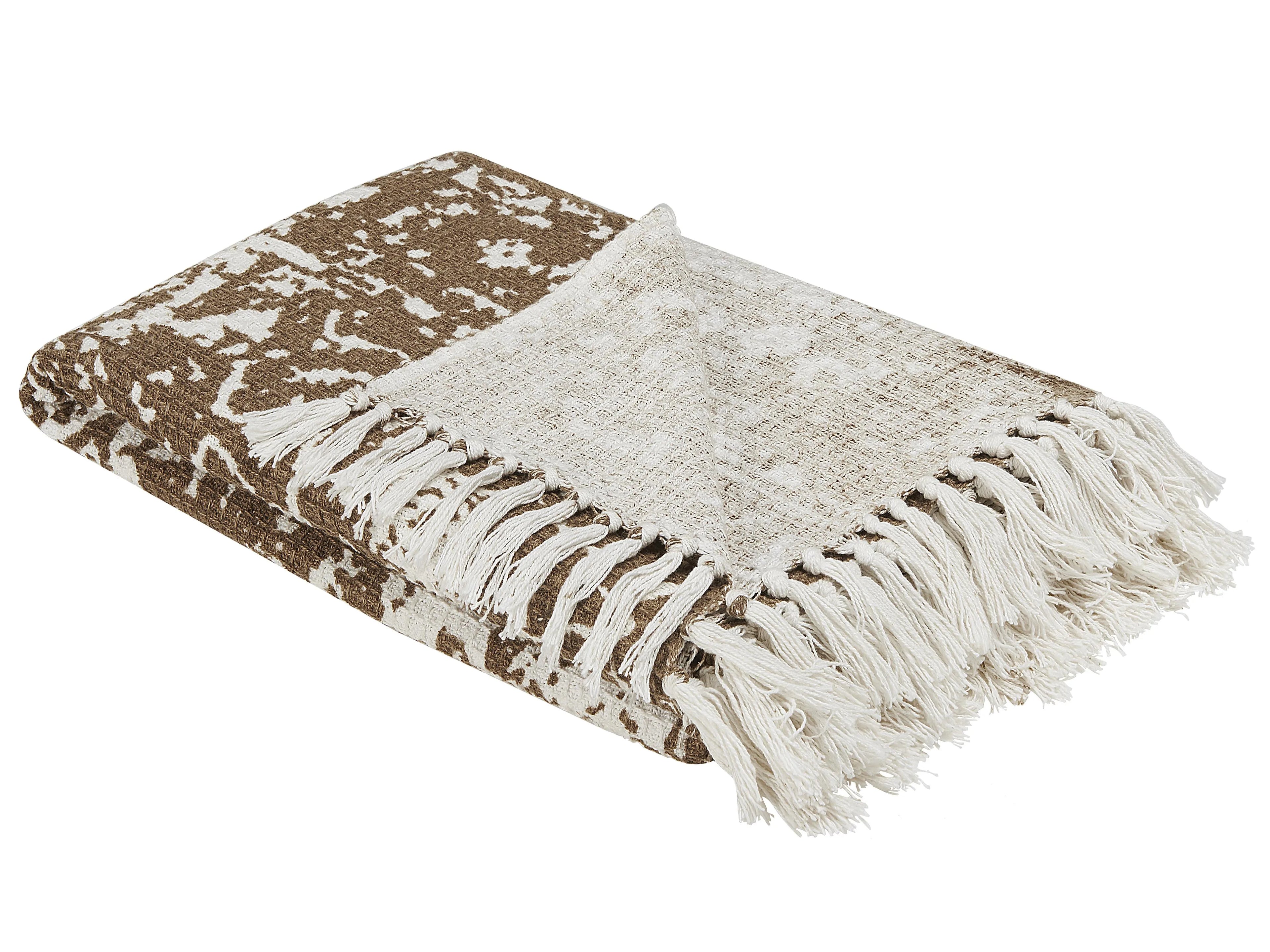 Coperta PAZARYERI Cotone 130 x 180 cm Marrone