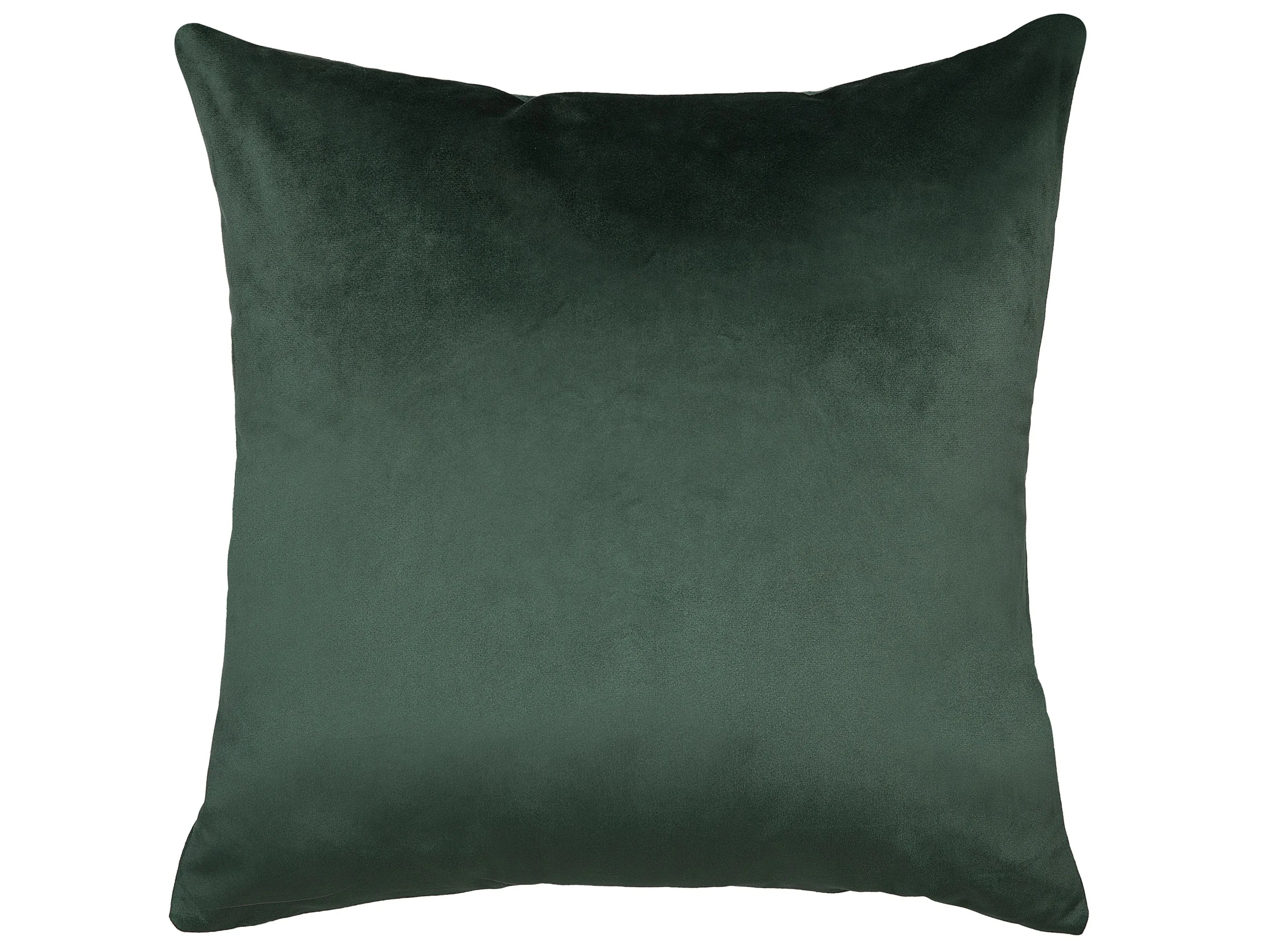 Lot de 2 coussins Velours 45 x 45 cm Vert Doré Motif végétal