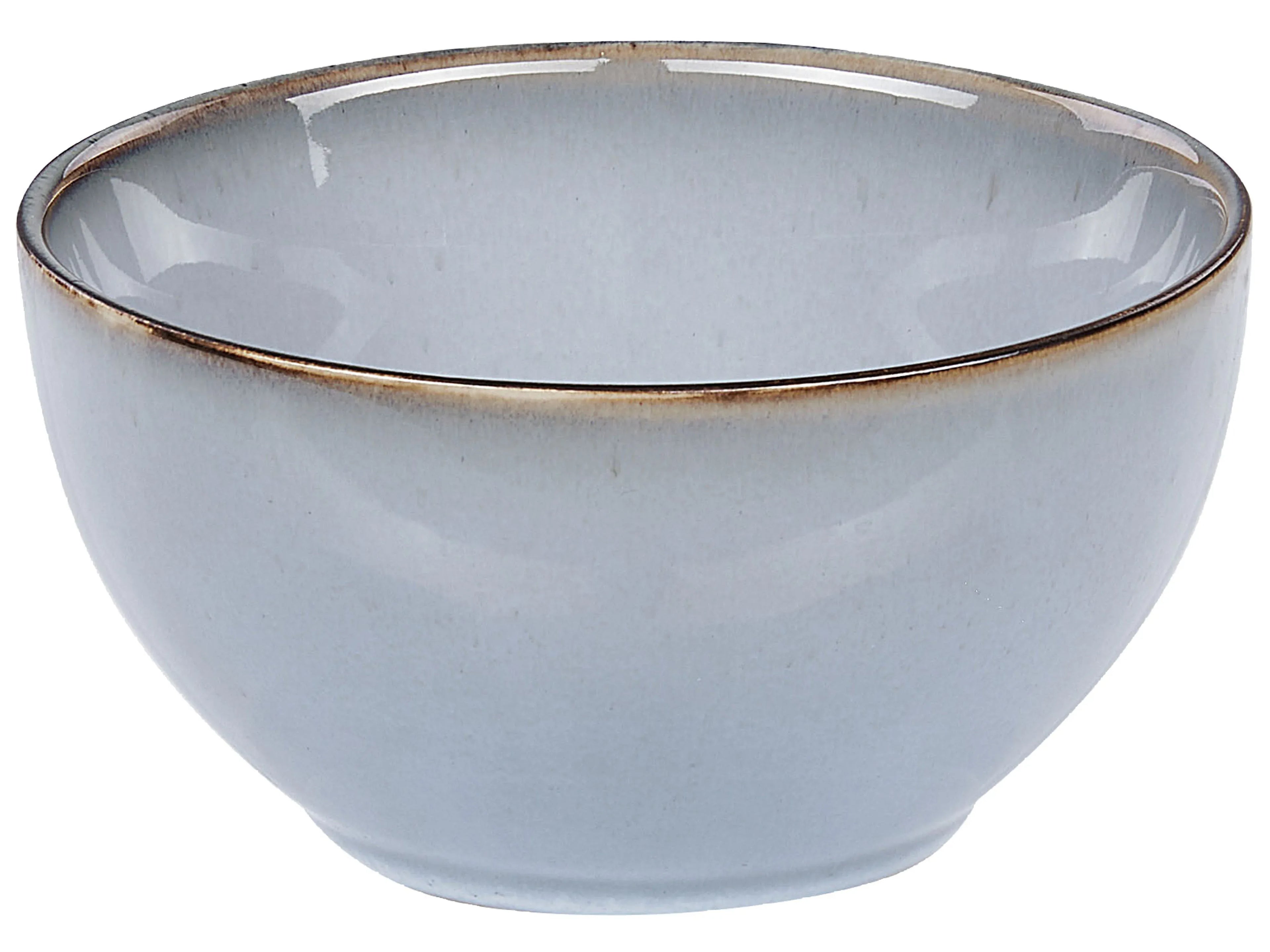 Set de vaisselle de 16 pièces en grès cérame bleu azur