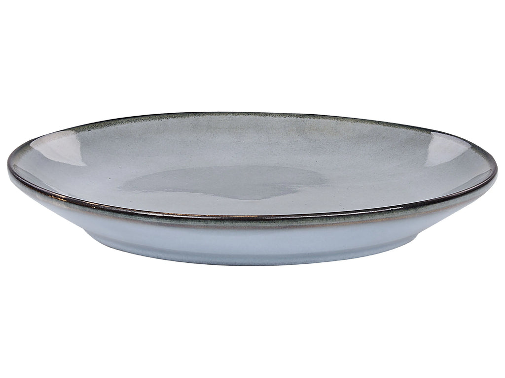 Set de vaisselle de 16 pièces en grès cérame bleu azur
