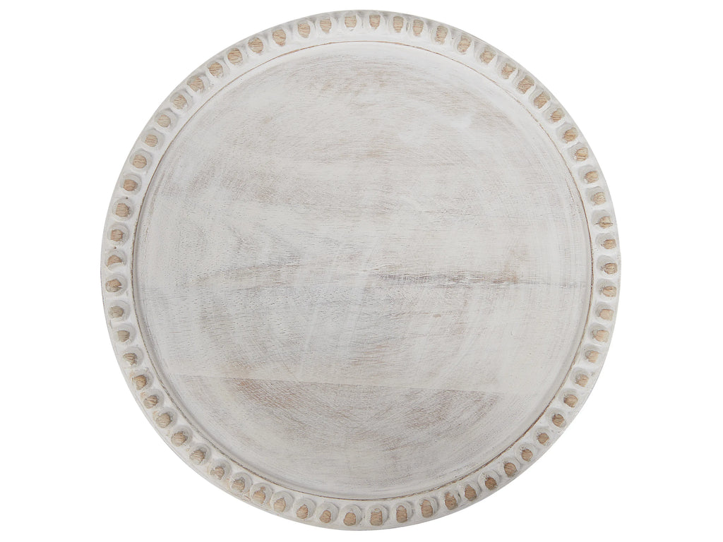 Présentoir à gâteau en bois de manguier avec couvercle en verre 29x16 cm – Marron clair, Fait à la main