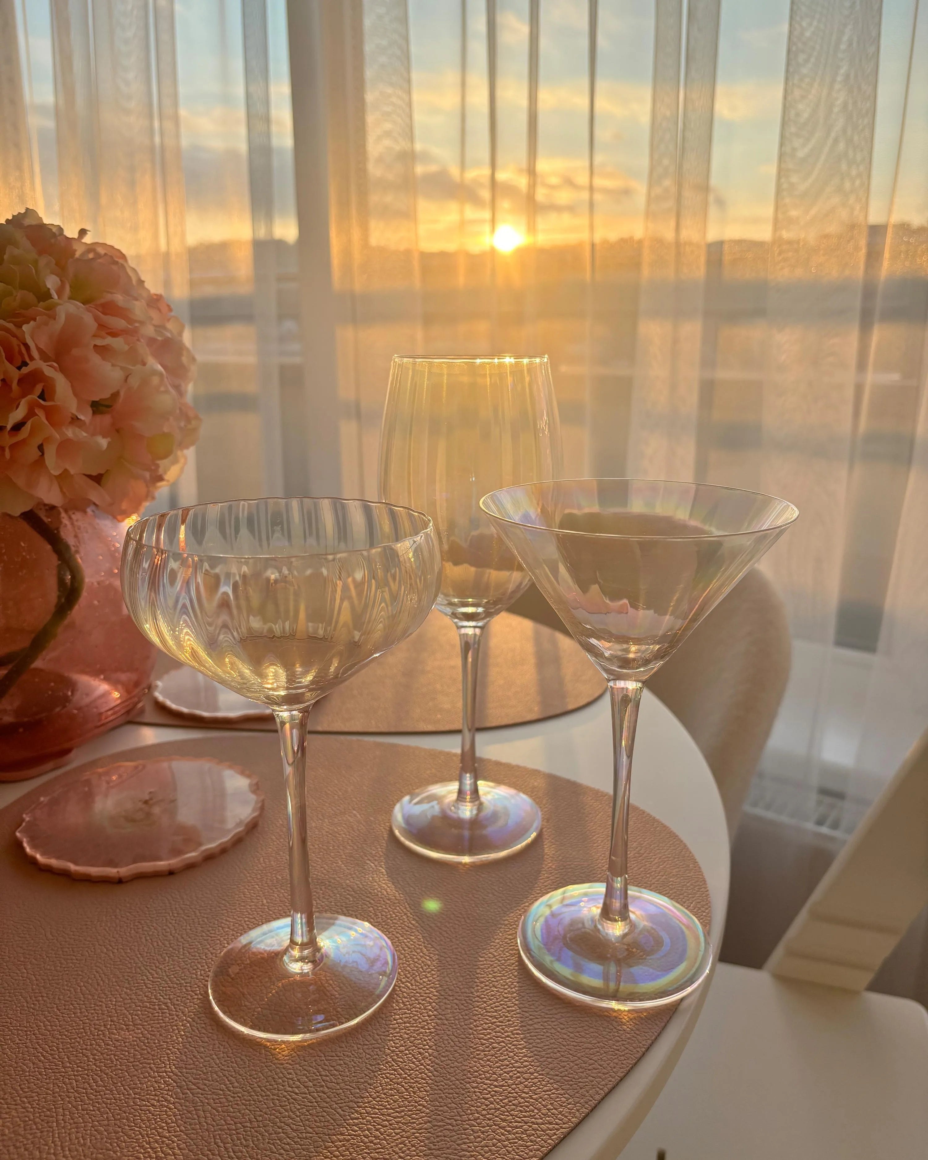 Lot de 4 verres à vin 530 ml Transparent