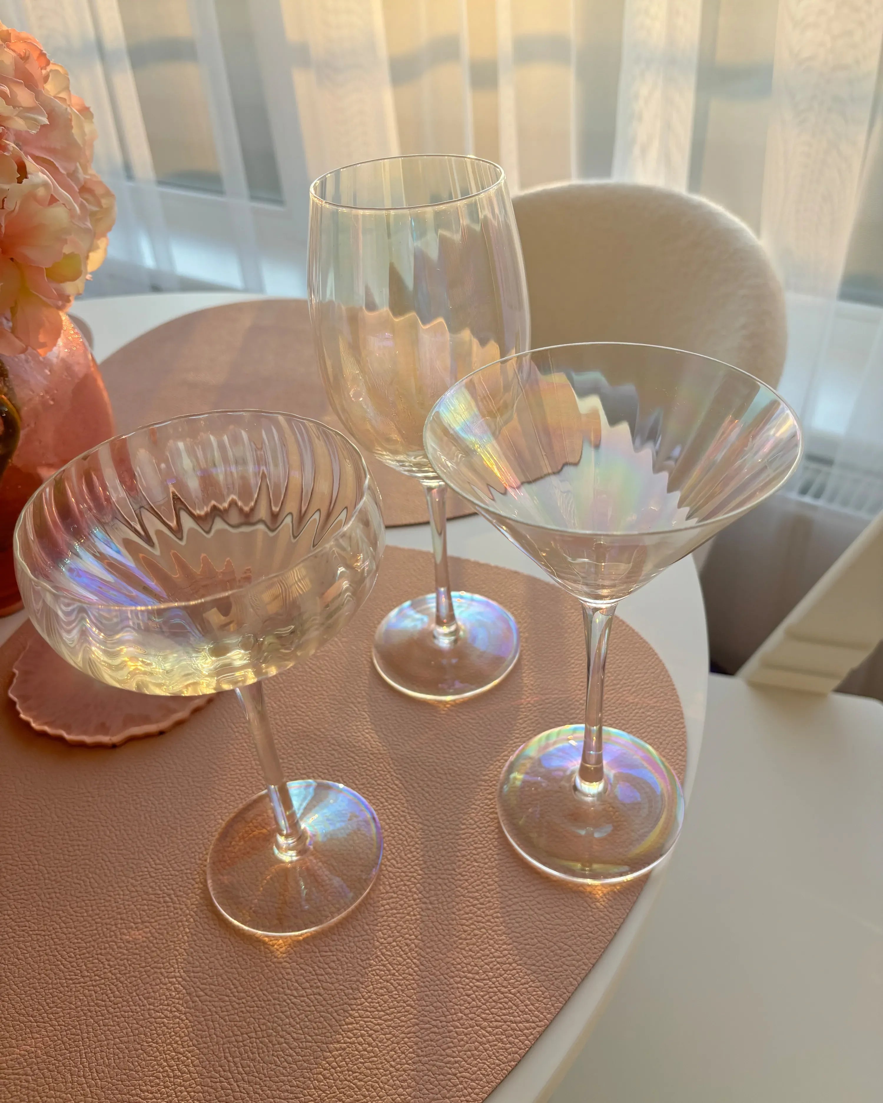 Lot de 4 verres à vin 530 ml Transparent