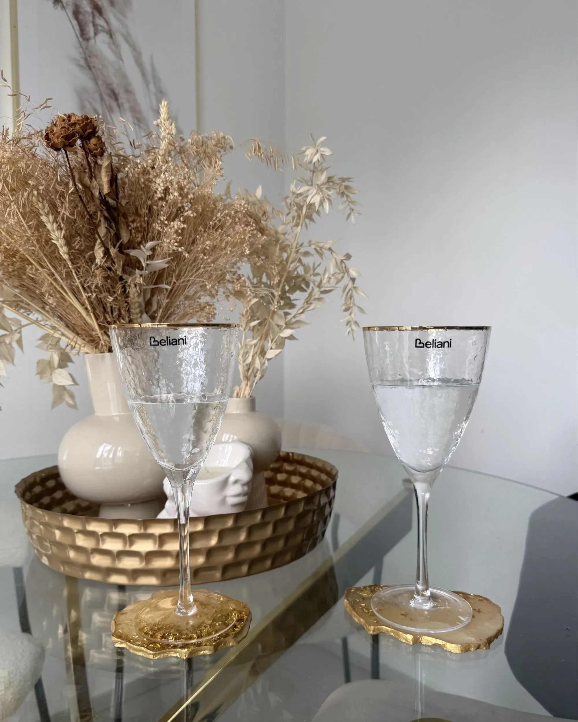 Lot de 4 verres à vin 380 ml Transparent