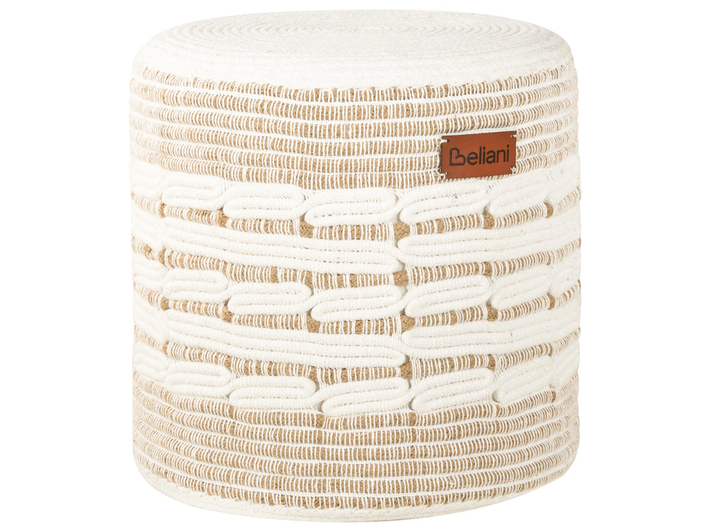 Pouf ABTIN Iuta Bianco