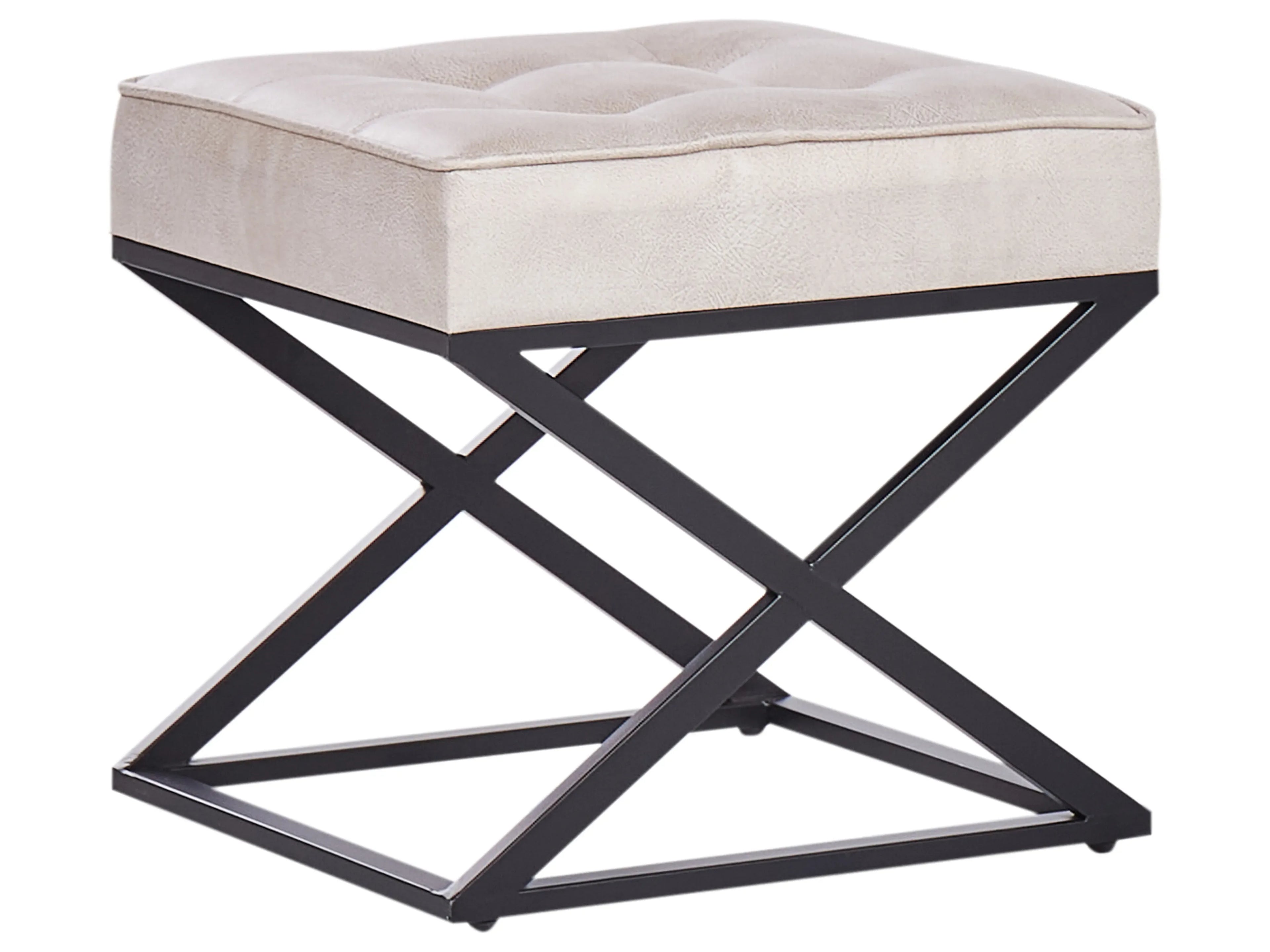 Sgabello MURDO Pelle sintetica Beige