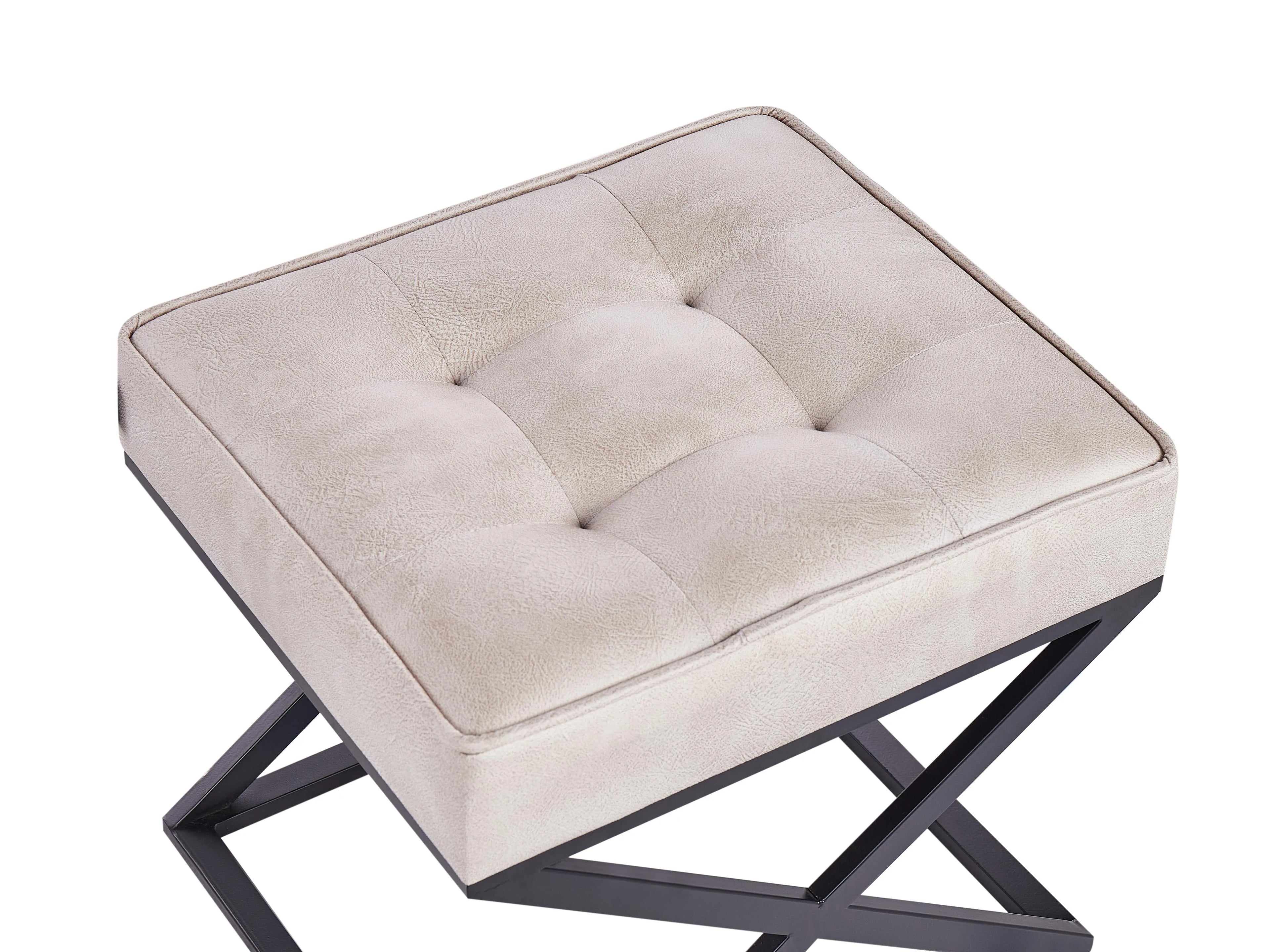 Tabouret Similicuir Beige