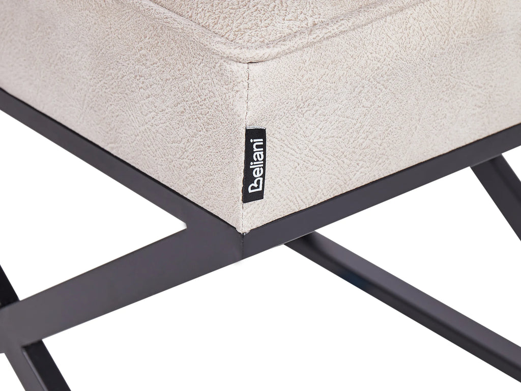 Tabouret Similicuir Beige