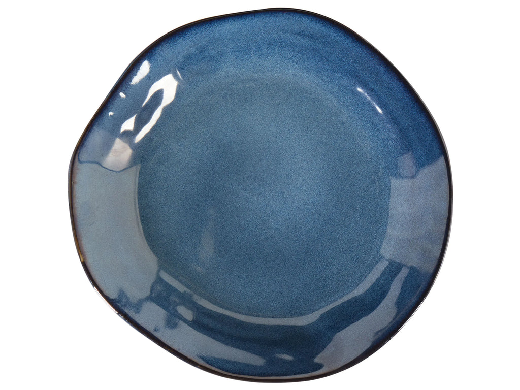 Ensemble de vaisselle en grès cérame, 16 pièces, bleu