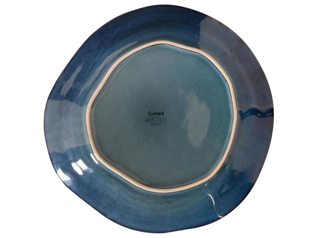 Ensemble de vaisselle en grès cérame, 16 pièces, bleu