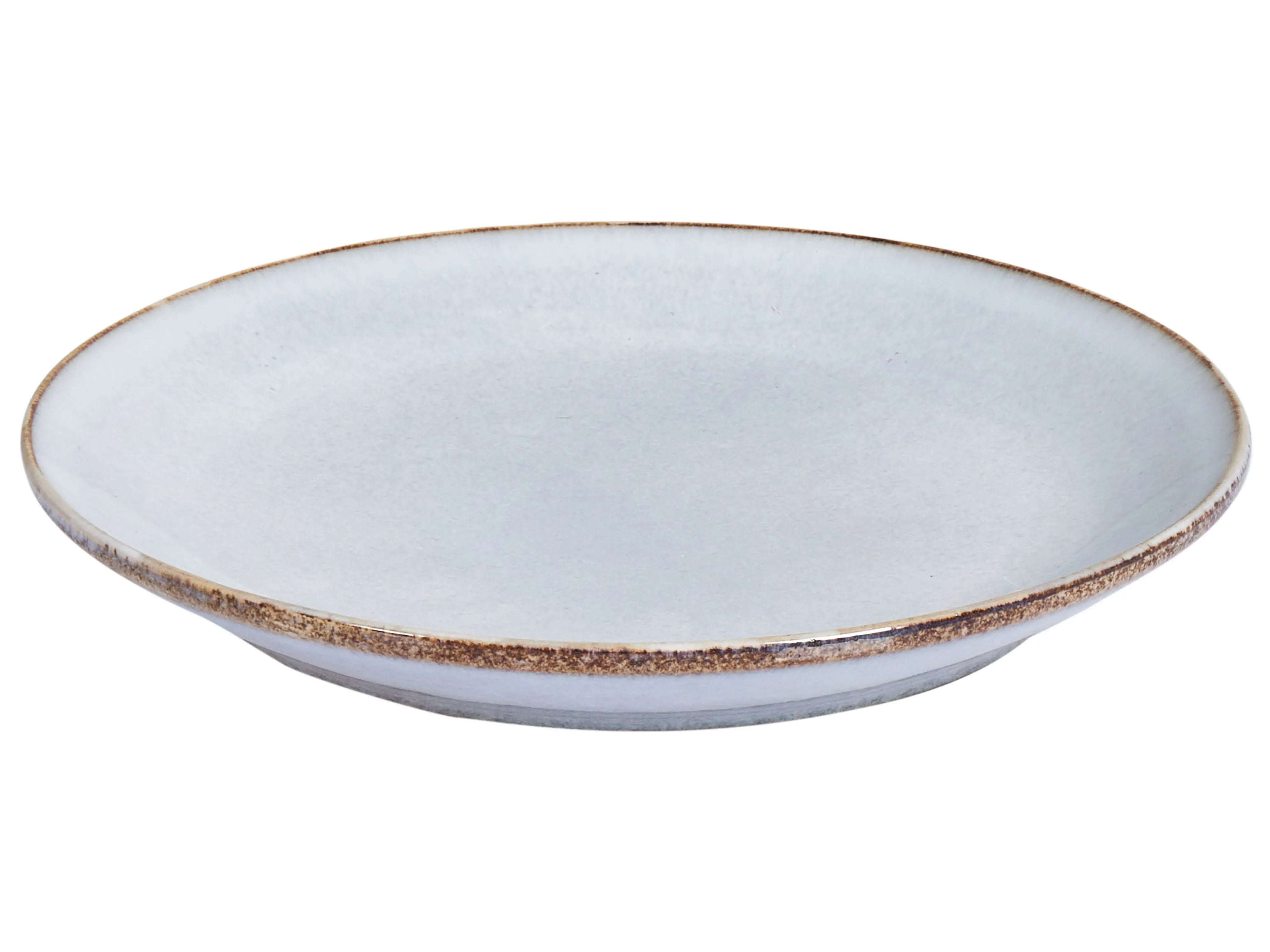 Lot de 4 assiettes à tapas Grès cérame Bleu