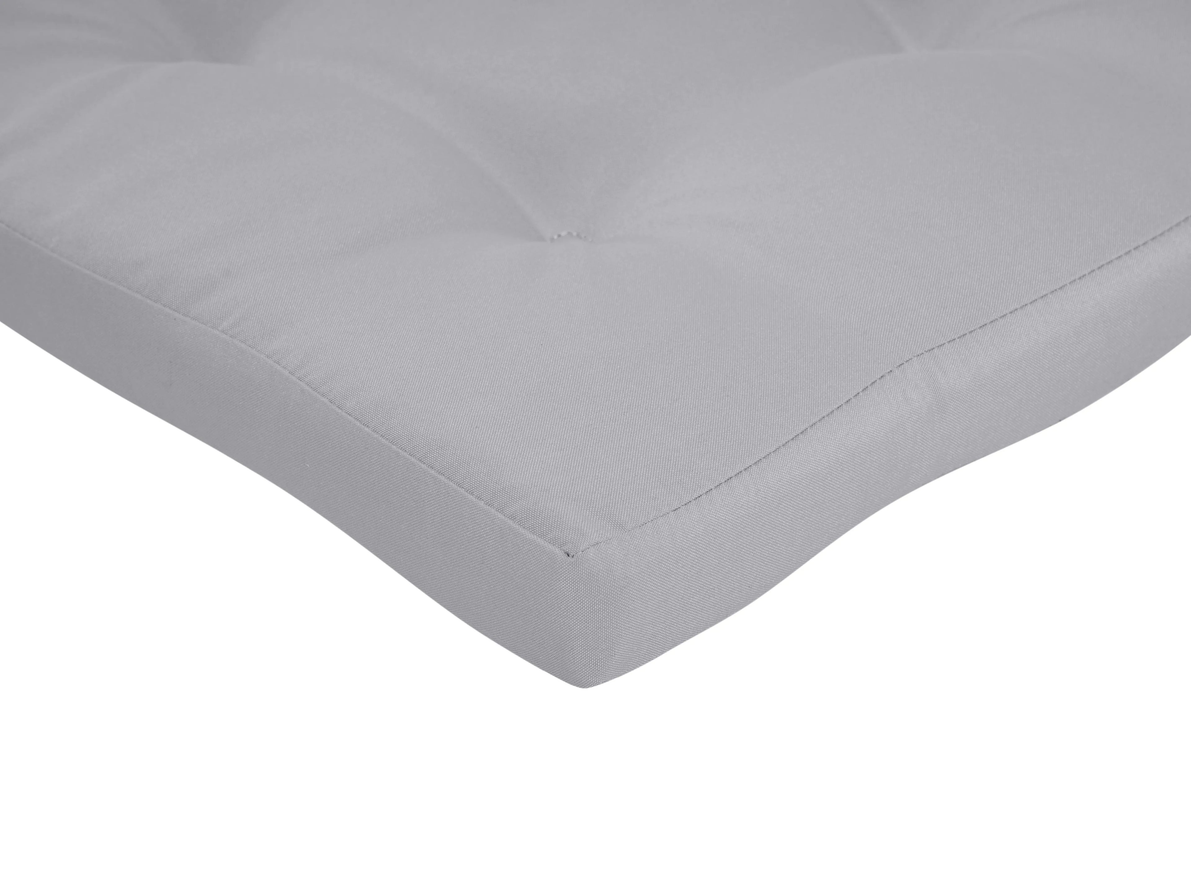 Lot de 2 coussins dossier/assise gris clair