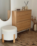Pouf  Blanc cassé