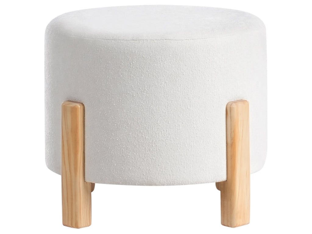 Pouf  Blanc cassé