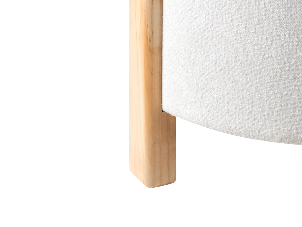 Pouf  Blanc cassé