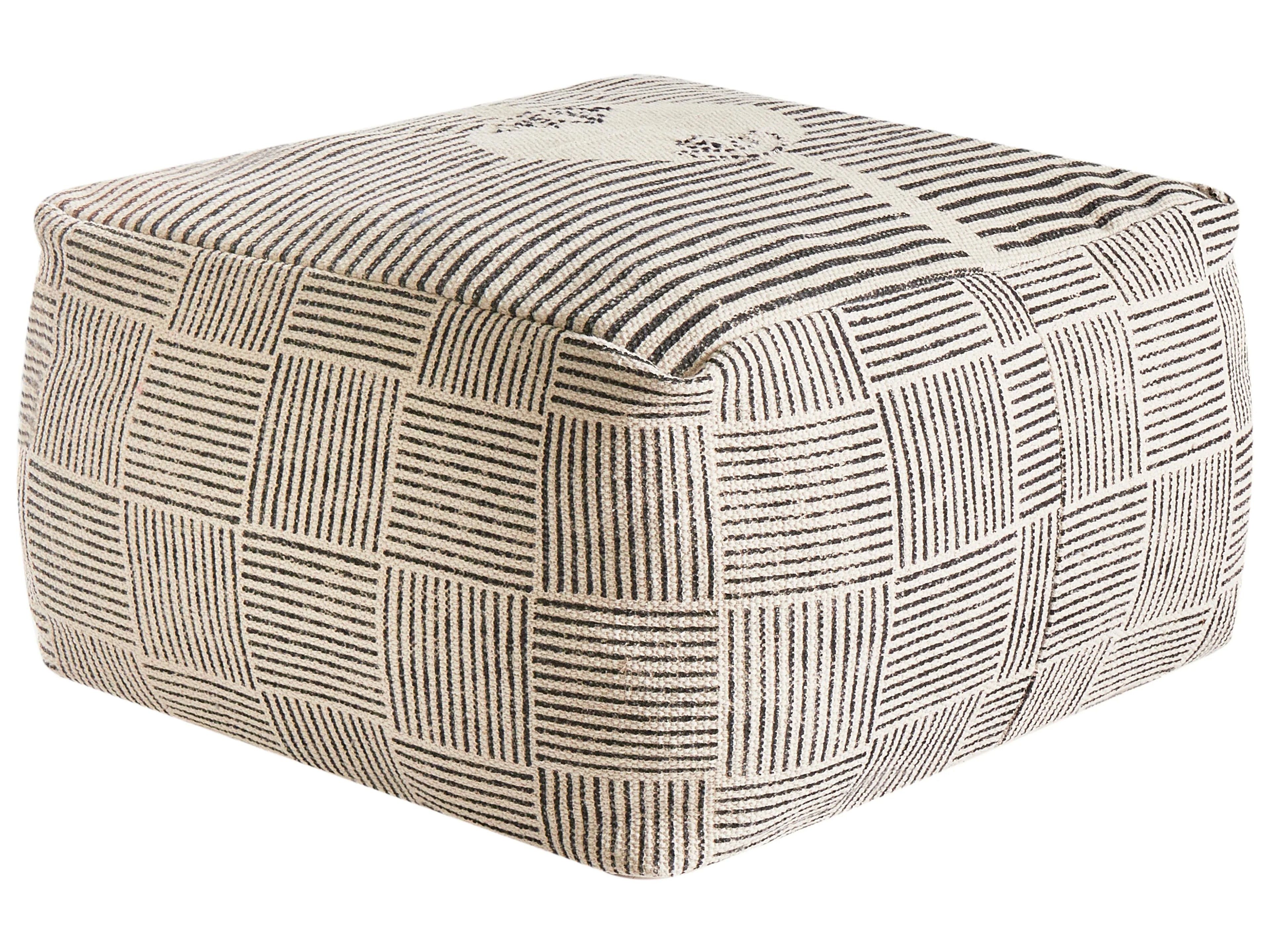 Pouf LUTZ Cotone Grigio