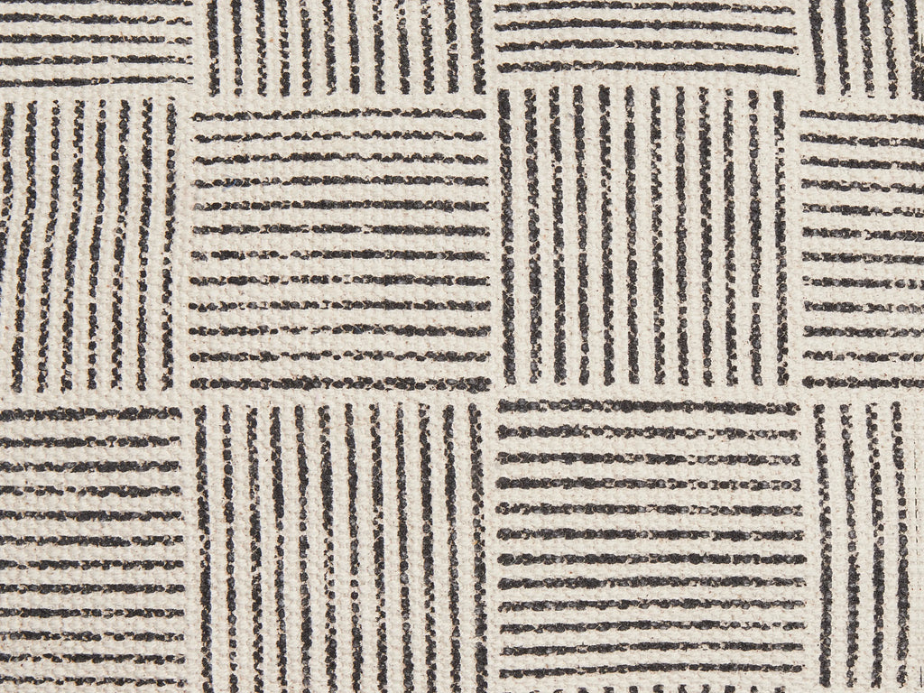 Pouf Coton Gris