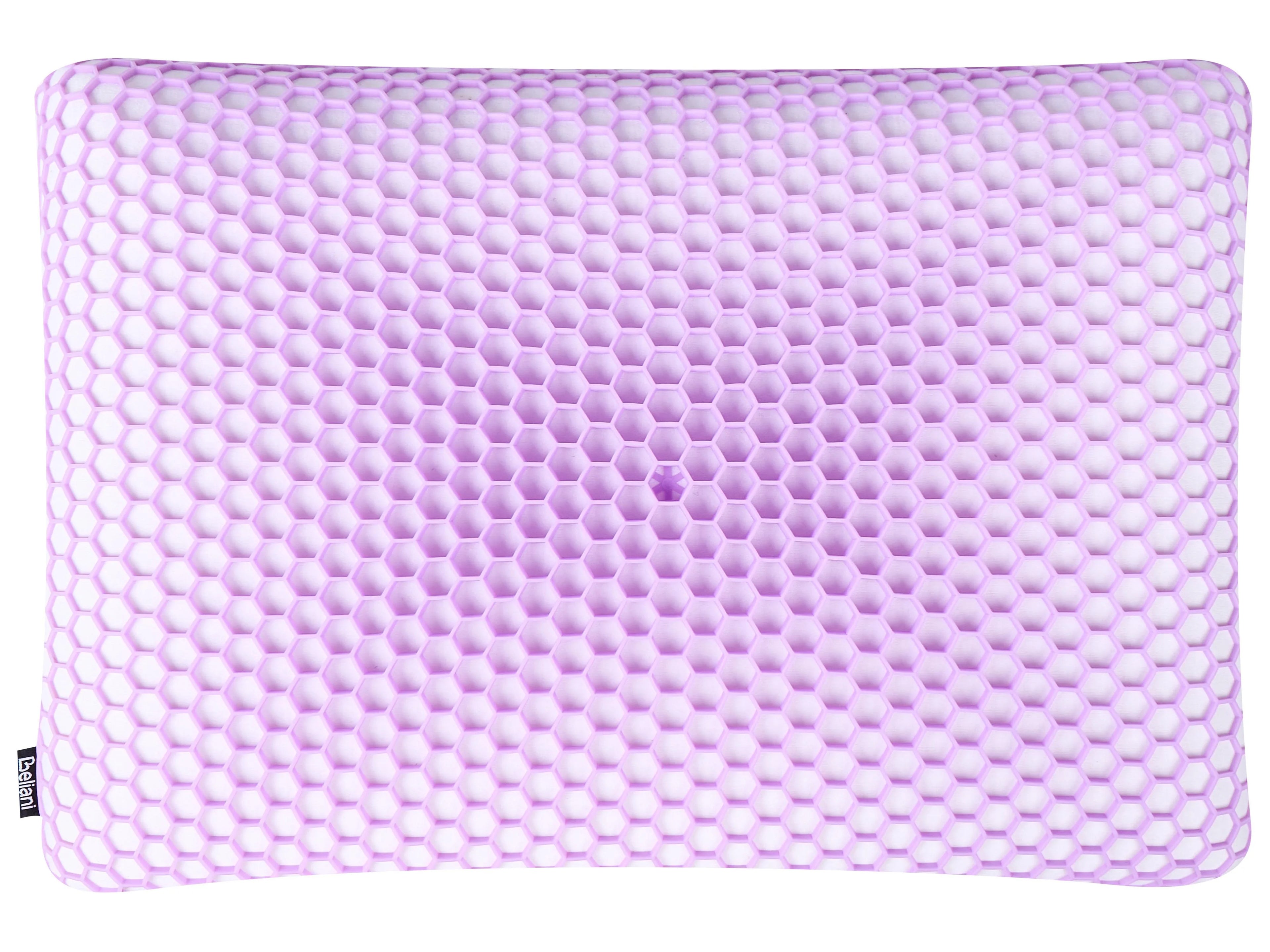 Cuscino da letto ATHOS Basso Schiuma memory 55 x 35 cm Viola