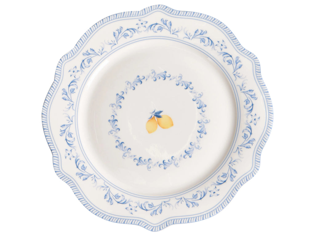 Service de table 24 pièces Porcelaine Blanc