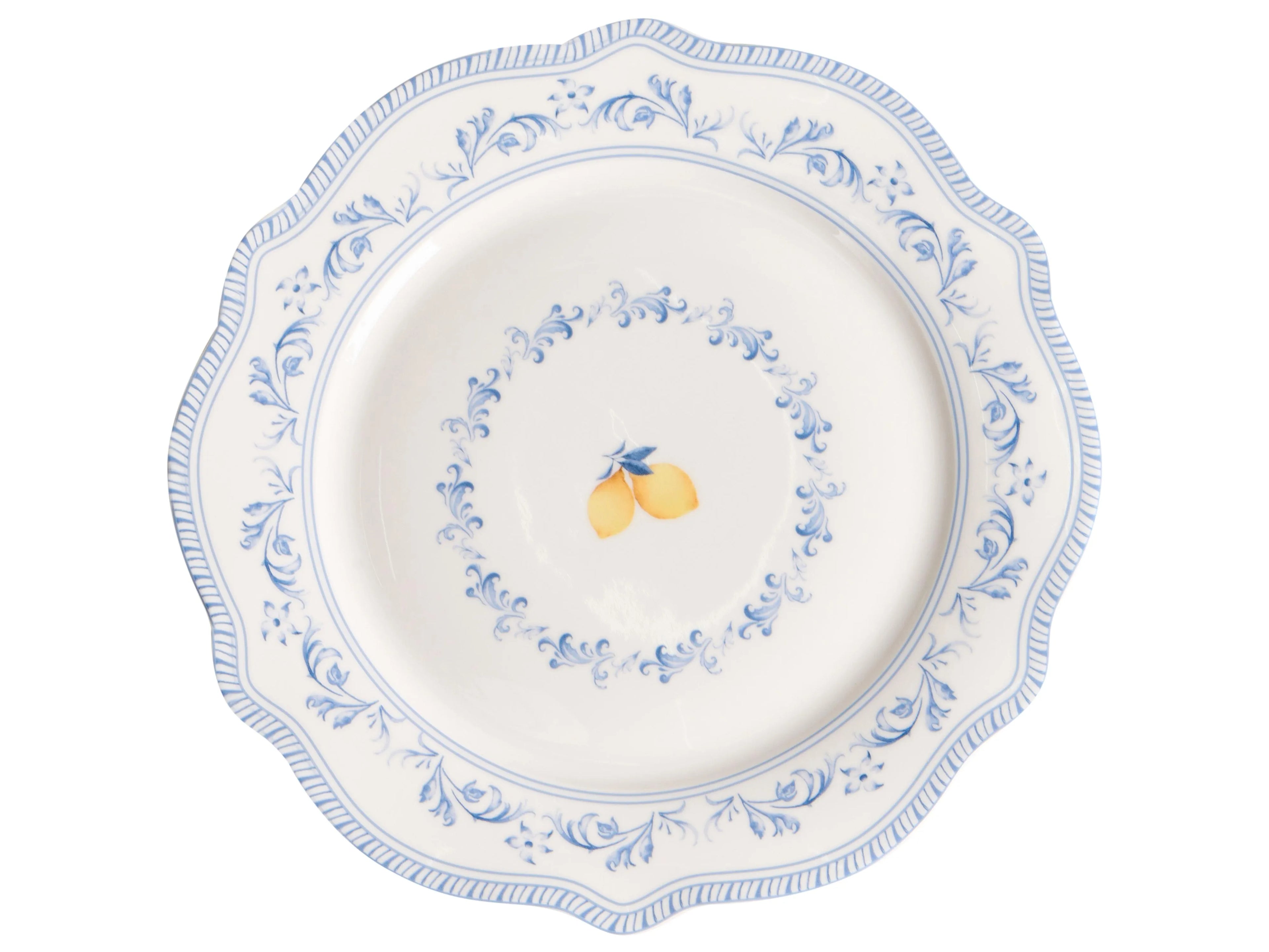 Service de table 24 pièces Porcelaine Blanc
