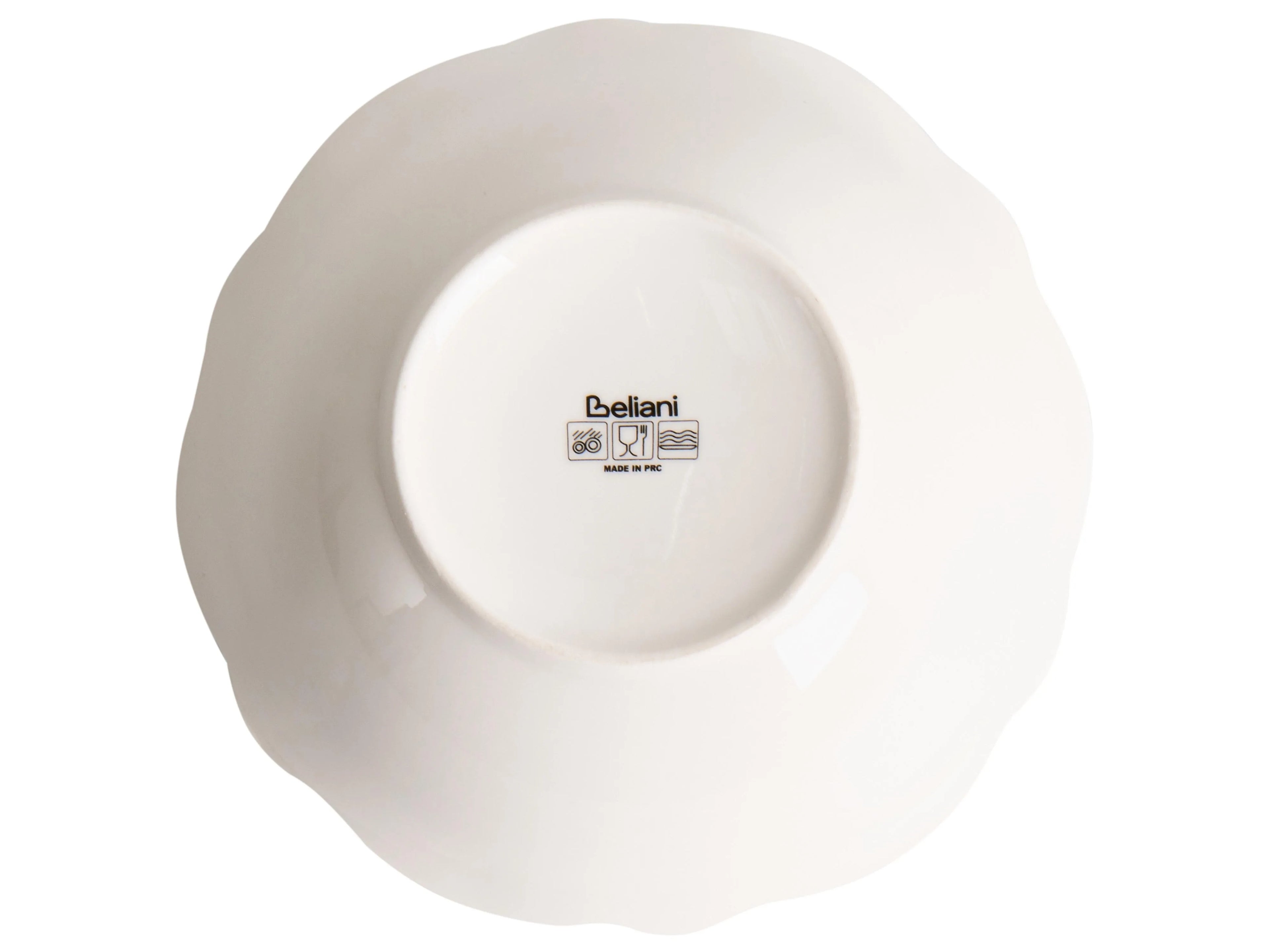 Service de table 24 pièces Porcelaine Blanc