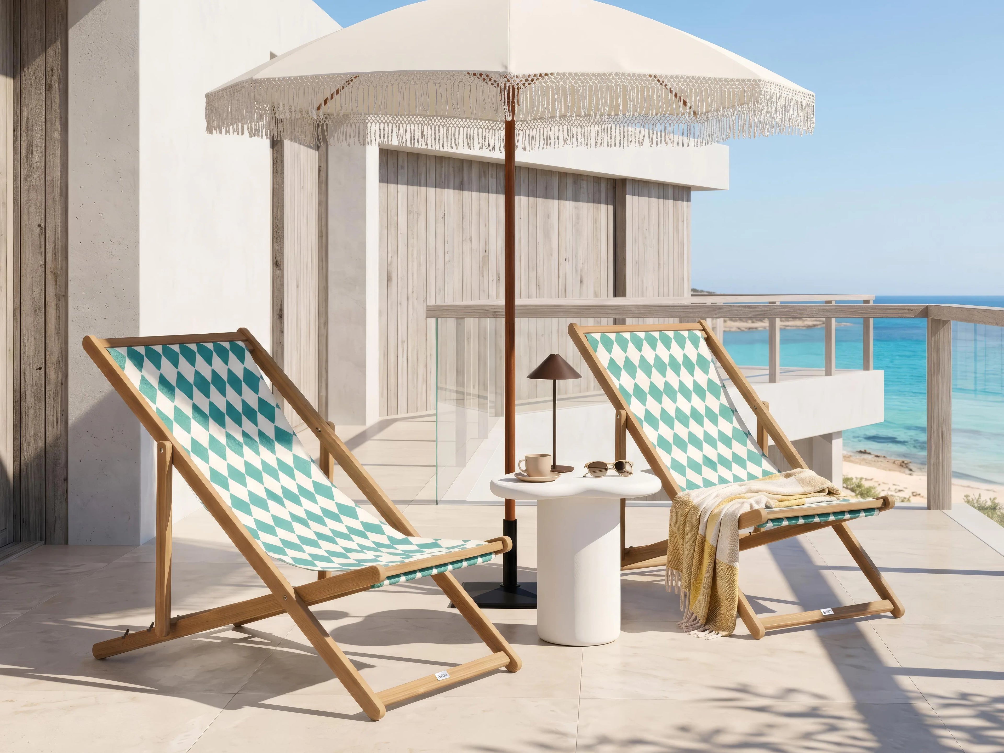 Tissus pour chaises longues / 113 x 44 cm Turquoise
