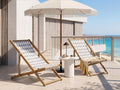 Chaises longues / 113 x 44 cm Gris
