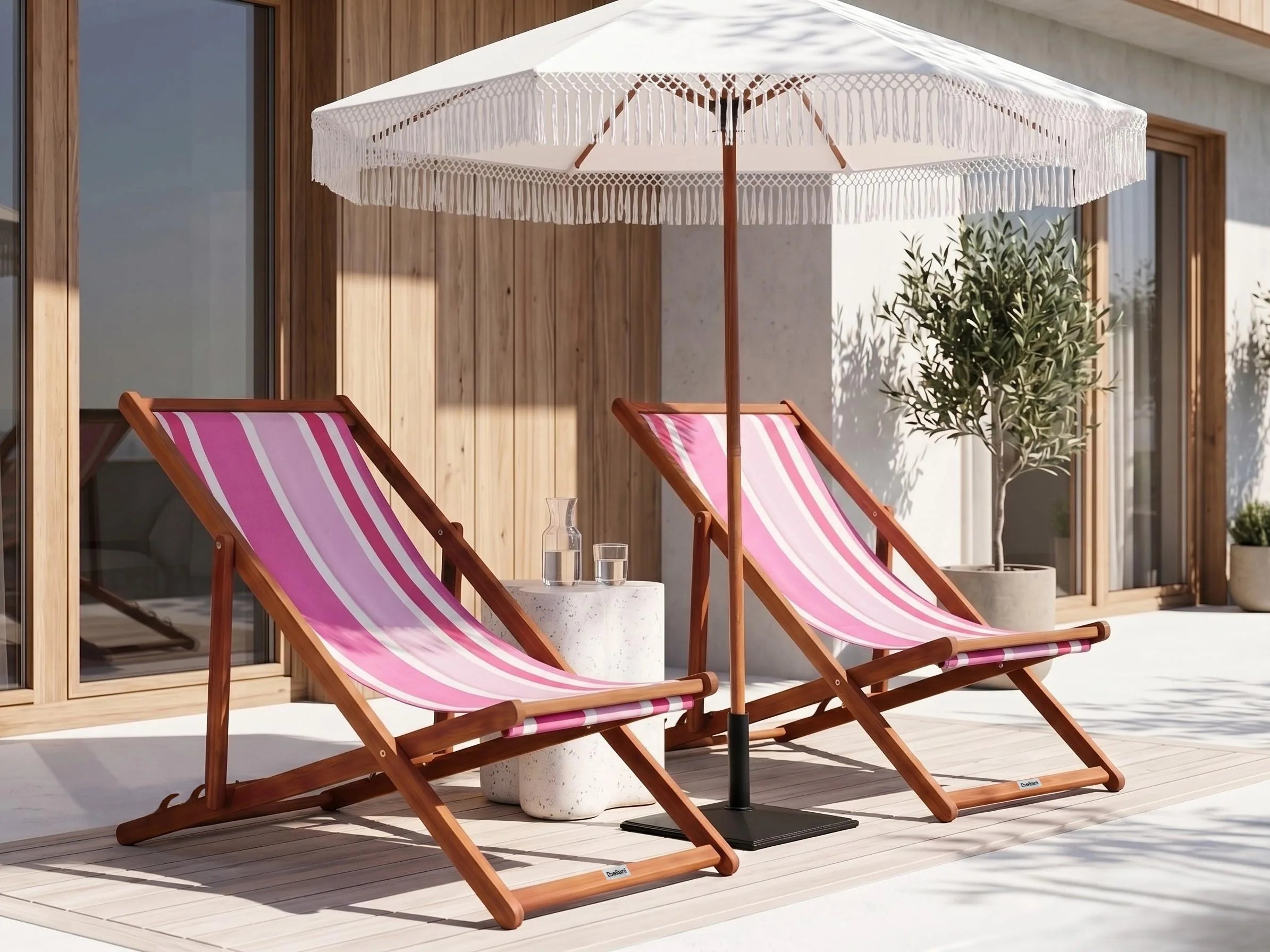Tissus pour transat / 113 x 44 cm Rose