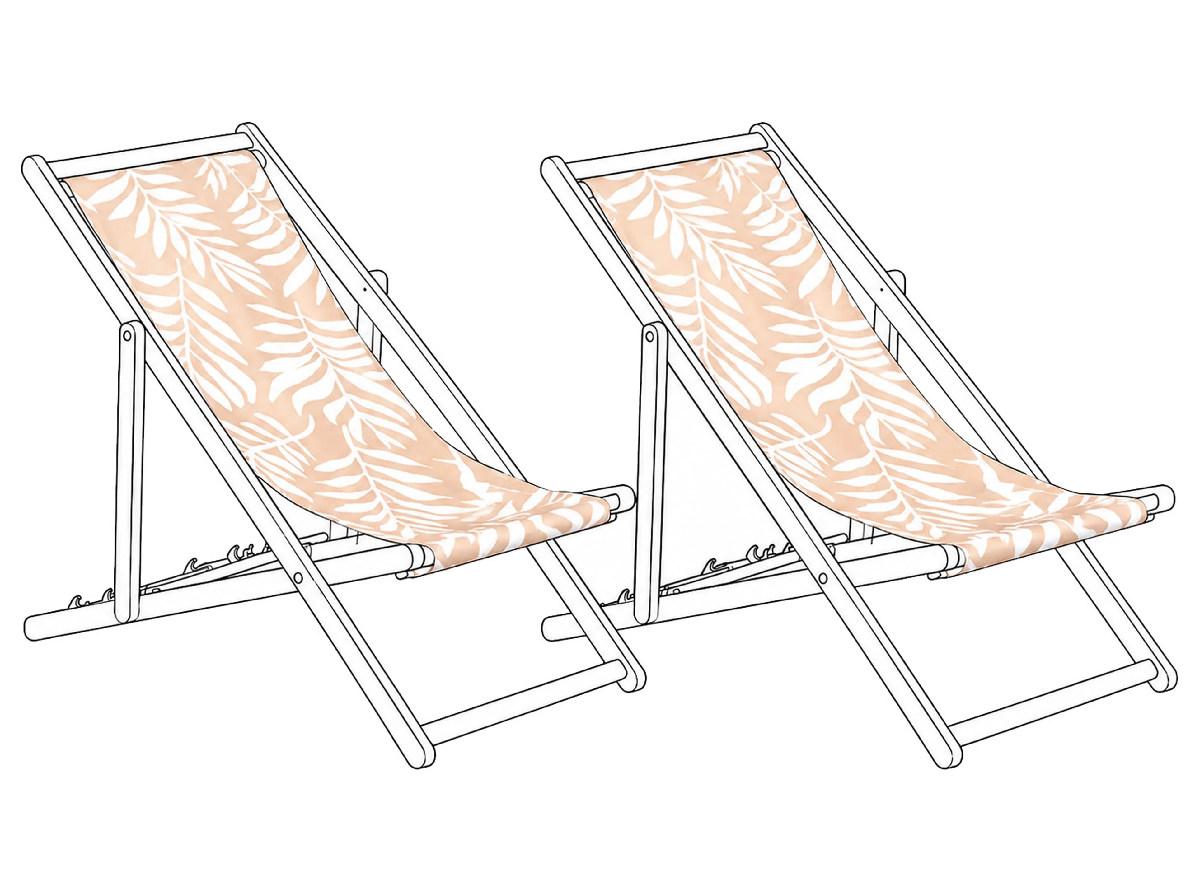 Teli da sdraio ANZIO/AVELLINO 113 x 44 cm Beige
